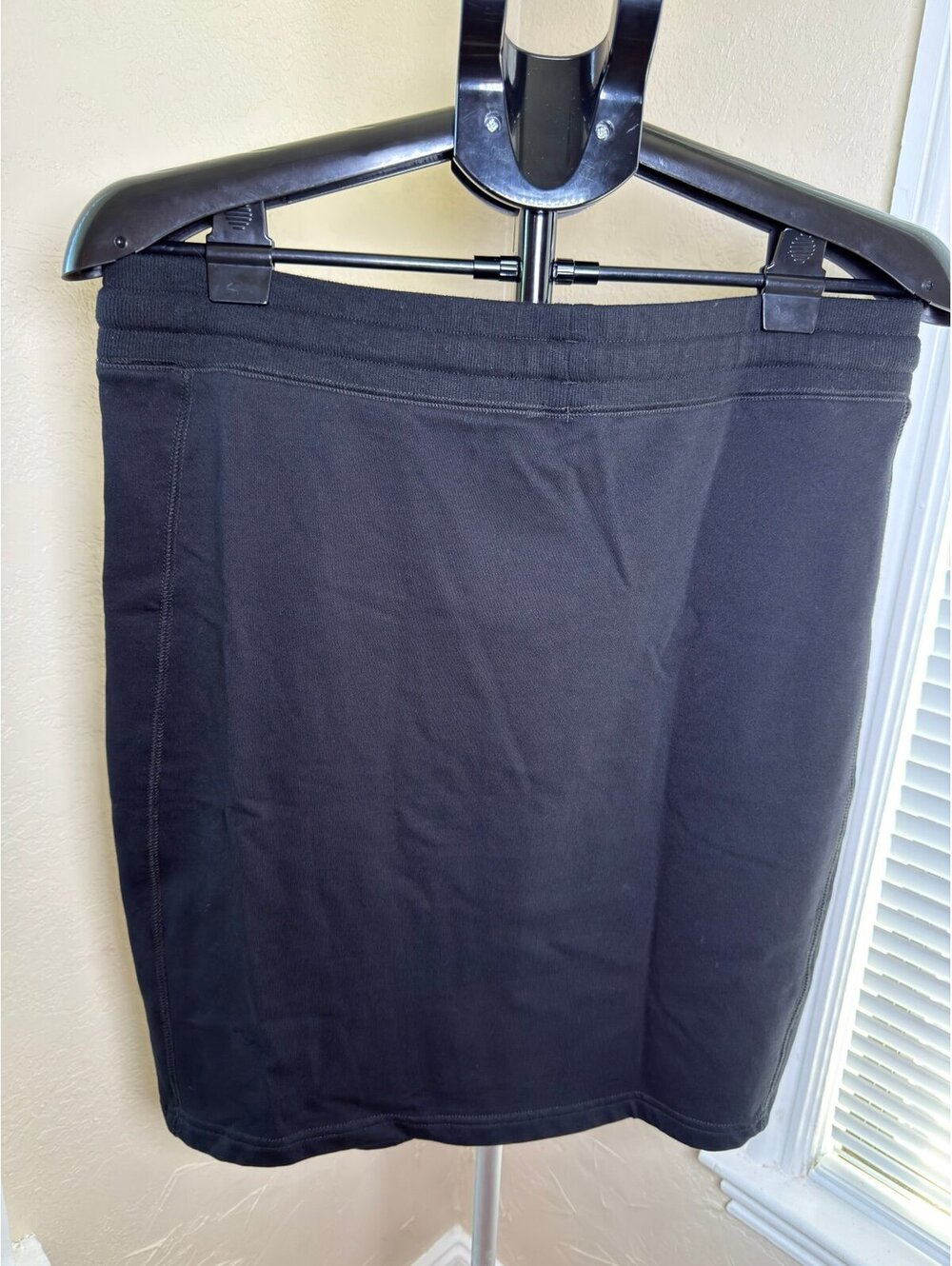 Zyia Active Black Knit Drawstring Skirt With Pockets Women’s XXL